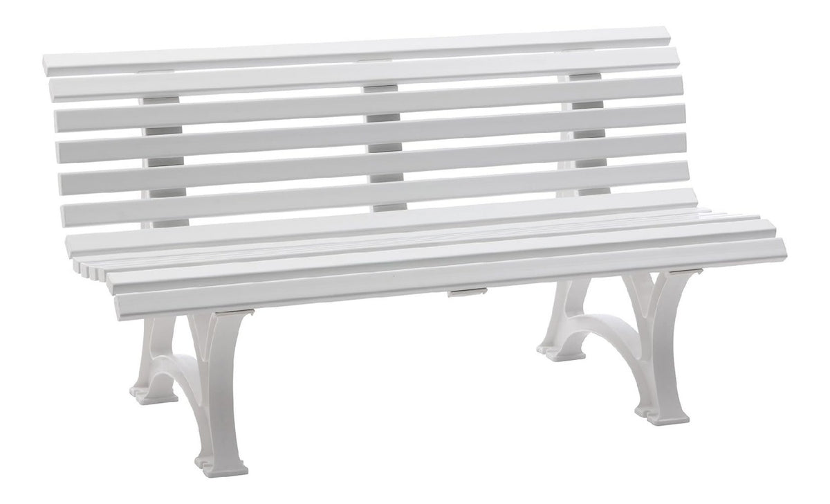 Gartenbank Helgoland Weiss 150 x 67 x 80 cm