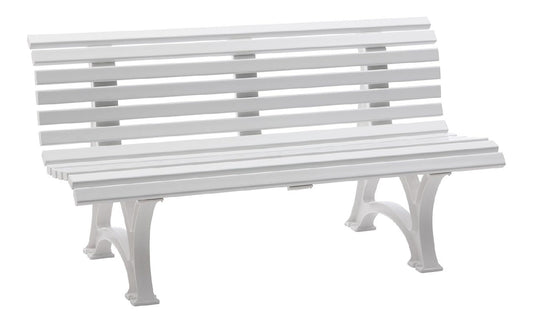 Gartenbank Helgoland Weiss 150 x 67 x 80 cm