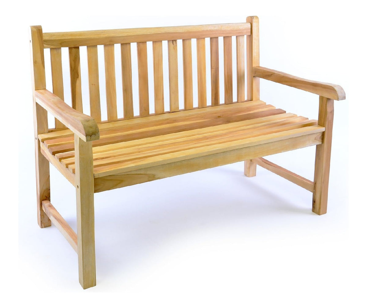 2-Sitzer Gartenbank Catania aus - - Grau natur