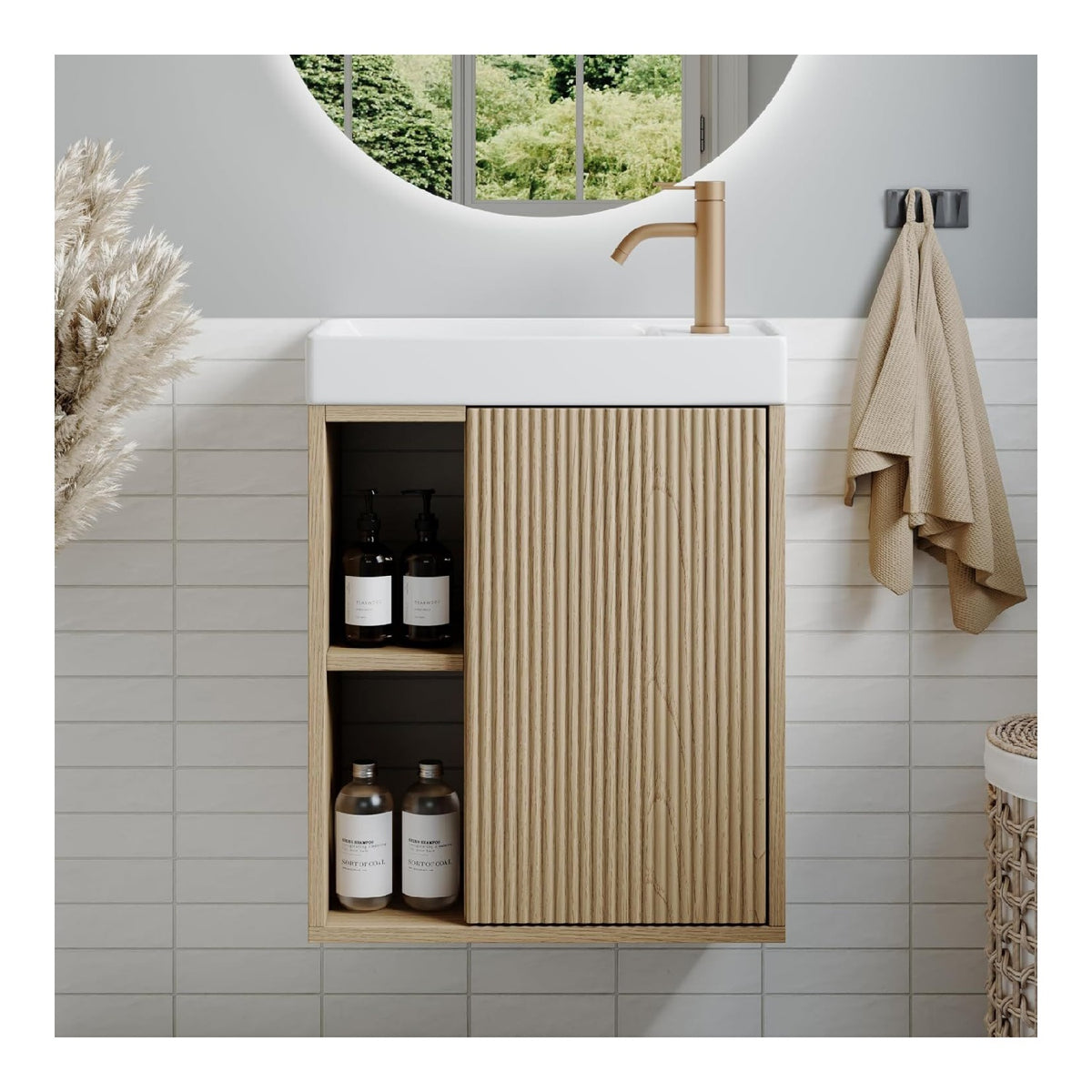 Polsterbett mit LED Beleuchtung Grau 140 x 200 cm Jugendbett boxspringbett mit Ladestation